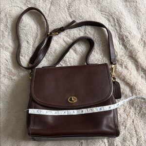Authentic Vintage Coach Dark Brown Manor Bag 9977